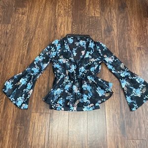 Beautiful Sheer BHWM Blouse